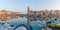 Panorama of the Peyrade canal and the consular palace in SÃ¨te, on a spring morning, in HÃ©rault, Occitanie, France