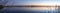 A panorama photo during the Blue hour on a allmost windless evening with a smooth lake Zoetermeerse Plas, Netherlands