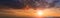 Panorama photo twilight sky background. Colorful Sunset sky and cloud.vivid sky in twilight time background.