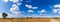 Panorama photos nature sky background daytime sky with clouds