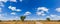Panorama photos nature sky background daytime sky with clouds