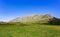 Panorama of Piatra Secuiului Szekelyko Mountain in the Romanian Carpathians