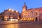 Panorama of Piazza Maggiore square, Bologna, Italy