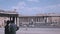 Panorama Piazza San Pietro with Obelisk in the center in Rome Vatican in 1960s