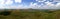 Panorama picture of the oldest mountains in Romania