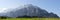 Panorama picture of a stony mountain in Austria in Summer, Untersberg