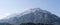 Panorama picture of a stony mountain in Austria in Summer, Untersberg