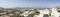 Panorama picture of the town of Nazaret, Lanzarote, Spain