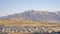 Panorama Picturesque Utah valley with lots of houses