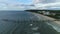 Panorama Pier Beach Baltic Sea Miedzyzdroje Molo Plaza Aerial View Poland