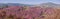 Panorama pink cherry blossom at Phu Lom Lo