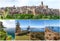 Panorama of the Pitigliano - city on clif in Italy