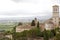 Panorama of the plain of Assisi, Italy