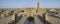 Panorama of the Poi-Kalyan Madrasah and the historical center of Bukhara. Uzbekistan