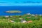 Panorama of Ponta do Topo at Sao Jorge island in Portugal