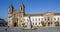 Panorama of the Populo Church in the historical center of Braga