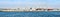 Panorama of the port of Aarhus in Denmark