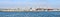 Panorama of the port of Aarhus in Denmark