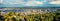 Panorama of Portland downtown in Oregon