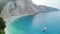 Panorama of Porto Katsiki beach at Lefkada, Ionian Islands, Greece