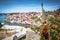 Panorama of Porto Old Town and Duoro river. Portugal