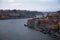 Panorama of Porto promenade on the Duoro river