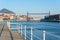 Panorama of Portugalete and Getxo with Hanging Bridge of Bizkaia, Basque Country, Spain