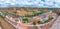 Panorama of Portuguesse town Mertola...