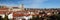 Panorama of Prague, Mala Strana district with a view of St. Nicholas Church