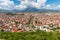 Panorama of Prizren, view from medieval fortress Kalaja, Kosovo, Serbia