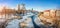 Panorama of the Pskov Kremlin from the Pskova River