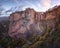 Panorama of Puente Nuevo Bridge and Ronda in the Morning, Andalusia, Spain