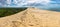 Panorama of the Pyla sand dune in France