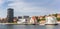 Panorama of the quayside in historic town Sonderborg