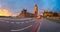 Panorama of Queen Elizabeth Clock Tower and Westminster Palace