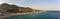 Panorama of the Red Sea coastline Eilat Israel