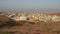 Panorama of residential area with construction in Ras al Khaimah, United Arab Emirates UAE.