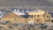 Panorama Residential area with view of the hill and cloudy sky in the background