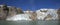 Panorama of Retreating Tidewater Glacier