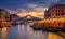 Panorama of Rialto Bridge, Venice