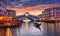 Panorama of Rialto Bridge, Venice