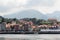 Panorama of Ribadesella beach, Spain