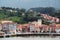 Panorama of Ribadesella beach, Spain