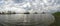 The panorama of river.