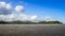 Panorama of River Napo in Ecuadorian section of the Amazonian rainforest