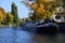 Panorama at the River Spree in Autumn in the Neighborhood of Koepenick in Berlin