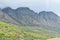 Panorama road with beautiful high mountains from Cape Town to Hermanus, South Africa