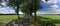 Panorama from A road through the Drents-Friese Wold