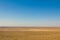 Panorama of a road on Maranjab desert, in Kashan country, Iran