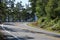 Panorama Road on Olympic Peninsula at the Puget Sound, Washington